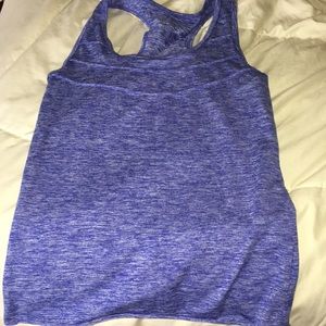 Oiselle Heather Blue/purple running tank